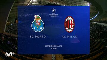 Resumen y goles del Oporto vs. Milán de Champions League