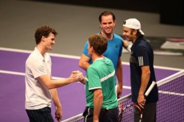 Fernando González jugó dobles el primer día del torneo junto a Wayne Ferreira.