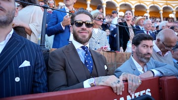 Sergio Ramos, en la Maestranza.