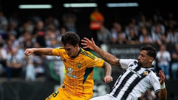 Escriche, el delantero que se ha ganado el puesto en el Albacete