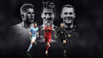 Anunciados los tres candidatos al UEFA Player del año