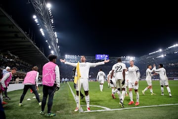 Bellingham celebra su gol a la Atalanta