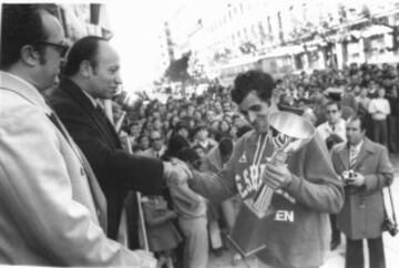 Mariano Haro con la selección española.