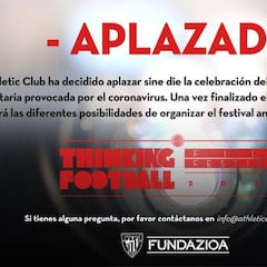 Aplazado el prestigioso festival de cine sobre fútbol del Athletic
