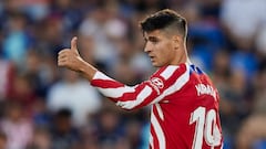 Morata, en el Getafe-Atlético de Liga 2022-23. Su precio ya es más de 35 millones.