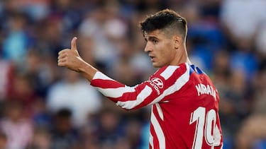 Morata, en el Getafe-Atlético de Liga 2022-23. Su precio ya es más de 35 millones.