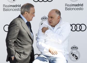 Florentino Pérez y Pablo Laso.