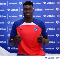 Samu, primer entrenamiento con el Atleti... en el día libre