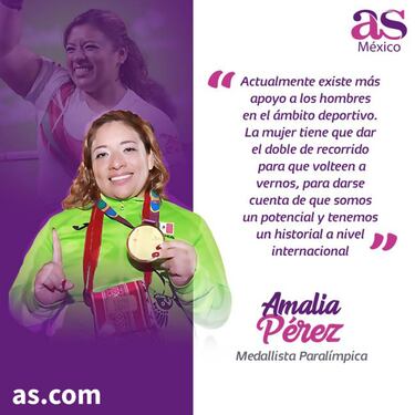 Amalia Pérez: "La mujer tiene que dar el doble de recorrido para que la volteen a ver"