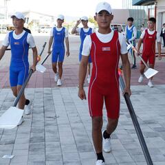 North Korean cross border for joint Asian Games training