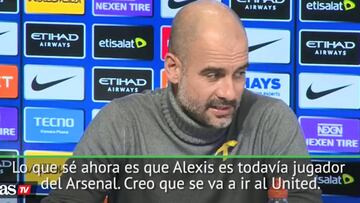 La frase con que Guardiola se 'despidió' de Alexis Sánchez