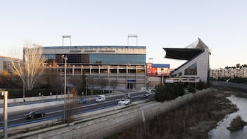 Estadio Vicente Calderón.