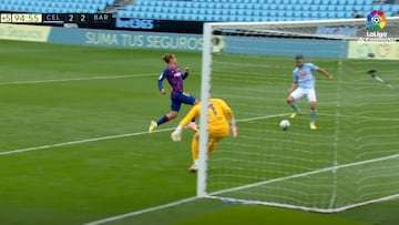 Nolito perdona al Barça en el 95' y Ter Stegen aprovecha