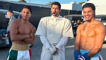 El autógrafo con dedicatoria de Bad Bunny para el boxeador Xander Zayas