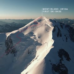 Matthais Giraud realiza el salto BASE más alto del mundo desde el Montblanc