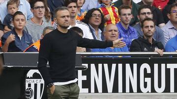 Luis Enrique: "Fue clara la jugada de la lesión de Andrés Iniesta"