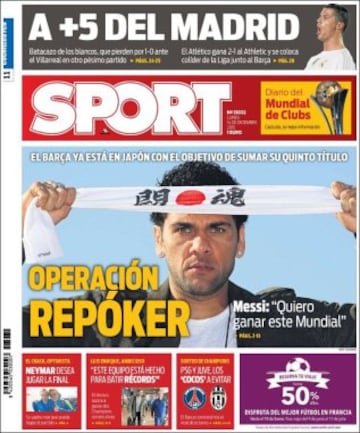 Portadas de la prensa mundial