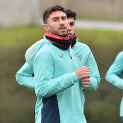 Laporte y Nico Williams apuran para el derbi ante la Real