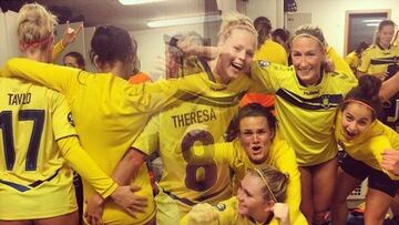 La provocativa celebración de las futbolistas del Brondby