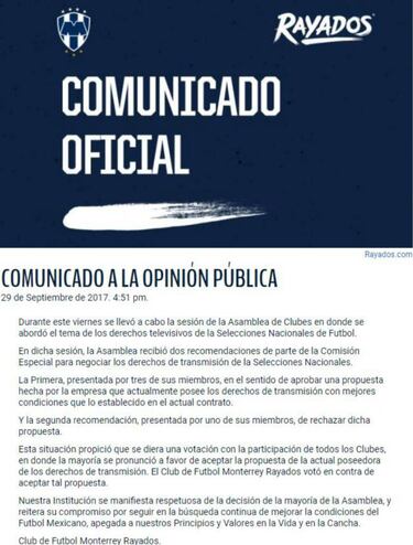Así se pronunciaron clubes de Liga MX después de renovación de derechos televisivos