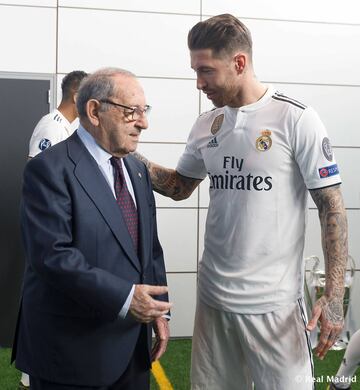 Paco Gento y Sergio Ramos 