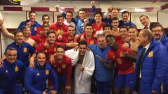 Spain go through on away goals