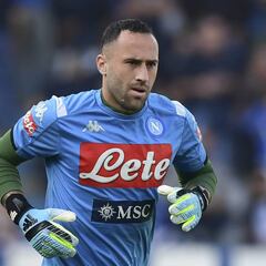 Ospina, fuera de convocatoria de Napoli por fatiga muscular