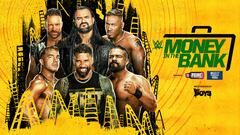 Este es el poster para WWE Money in the Bank.