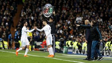 Marco Asensio sustituyó a Isco.