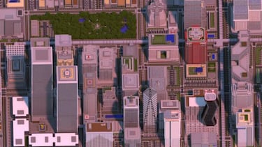 Dos años para construir la ciudad más grande de Minecraft