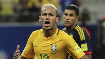 Neymar, jugador del PSG y de la Selección brasileña