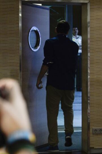 Iker Casillas se emocionó en su despedida