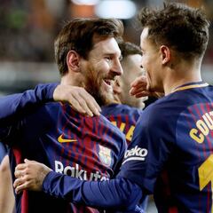 La ambición blaugrana se impone en Mestalla