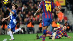 12/12/09 PARTIDO PRIMERA DIVISION
 BARCELONA  -  ESPANYOL
 PENALTI XAVI 
 BAENA