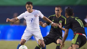 El jugaor de la seleccion chilena Alexis Sanchez