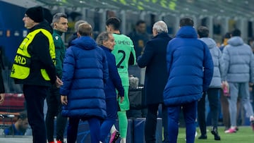 20/02/24  PARTIDO CHAMPIONS LEAGUE OCTAVOS IDA 
ESTADIO GIUSEPPE MEAZZA SAN SIRO
INTER DE MILAN - ATLETICO DE MADRID
JOSE MARIA GIMENEZ PRUEBAS LESION