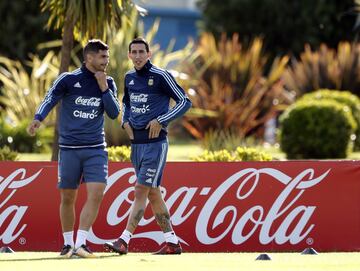 Buenos Aires 02 Octubre 2017
Eliminatorias Rusia 2018
Entrenamiento de la SelecciÃ³n Argentina previo al partido contra Peru, en el Predio Julio H Grondona.

Foto Ortiz Gustavo 