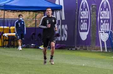 VALLADOLID. 11/05/20.
San Emeterio, primer entrenamiento tras el parón.