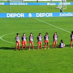 Una futbolista "da la espalda" al homenaje por Maradona