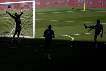 Entrenamiento de la selección de Suecia.