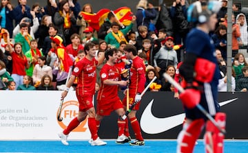 Los RedSticks celebran el 1-0 de Vilallonga.