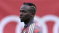 Bayern Munich's Senegalese forward Sadio Mane attends a training session in Munich, southern Germany, on October 3, 2022, on the eve of the UEFA Champions League football match of the Group C FC Bayern Munich vs Viktoria Plzen. (Photo by Christof STACHE / AFP)