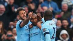 Fernandinho not&oacute; el gol del triunfo