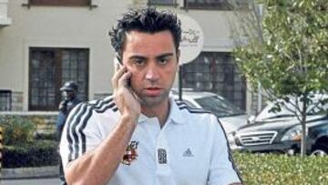 Xavi aún no sabe si jugará hoy.