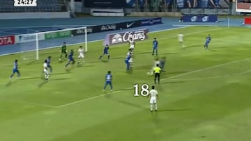 ¡Equipo de ex figura de Colo Colo anotó este gol tras 18 toques!