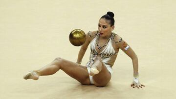 La gimnasta búlgara Tsvetelina Stoyanova, en una imagen de archivo.