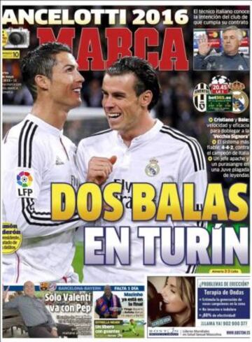 Portadas de la prensa deportiva