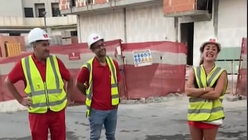 Acaba la fiesta en una obra y la reacción de los trabajadores es una maravilla