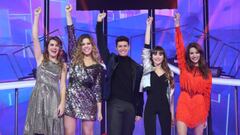 Los cinco finalistas de OT2017: Amaia, Miriam, Alfred, Aitana y Ana Guerra