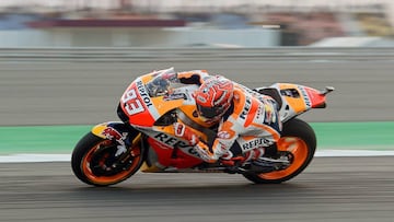 Marc Márquez en Qatar.